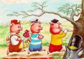 Историята за трите прасенца на английски език в Къщата за четящи хлапета
