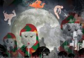 Сцена издигната на 4 нива и униклен звук за спектакъла Мистерията Еньовден
