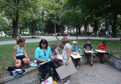 Детският пролетен пленер с Арт клуб Рояна